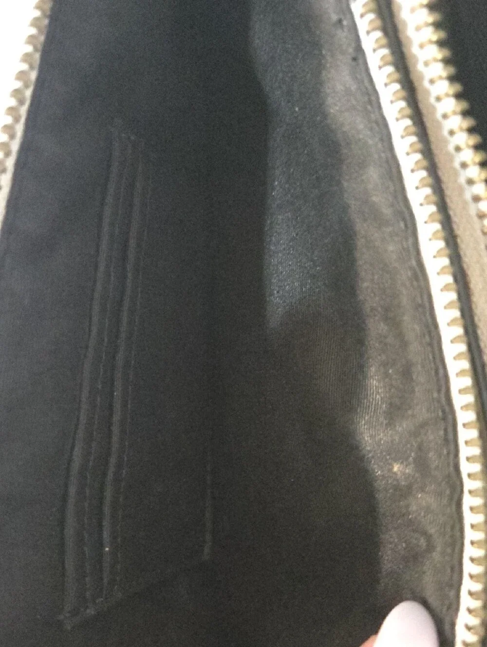 Coach Silver Metallic Leather Crossbody